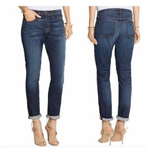 J Brand dark slim boyfriend jeans